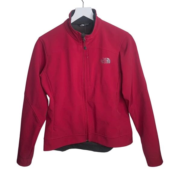 The North Face Women’s Windwall Jacket Coat Pink Full Zip Softshell Size M - Picture 1 of 13